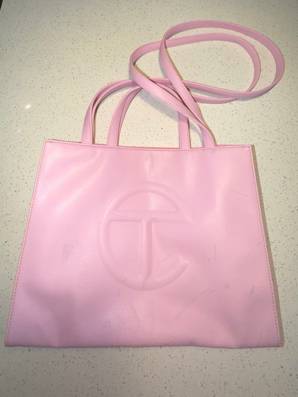 Pink Telfar Tote Bag
